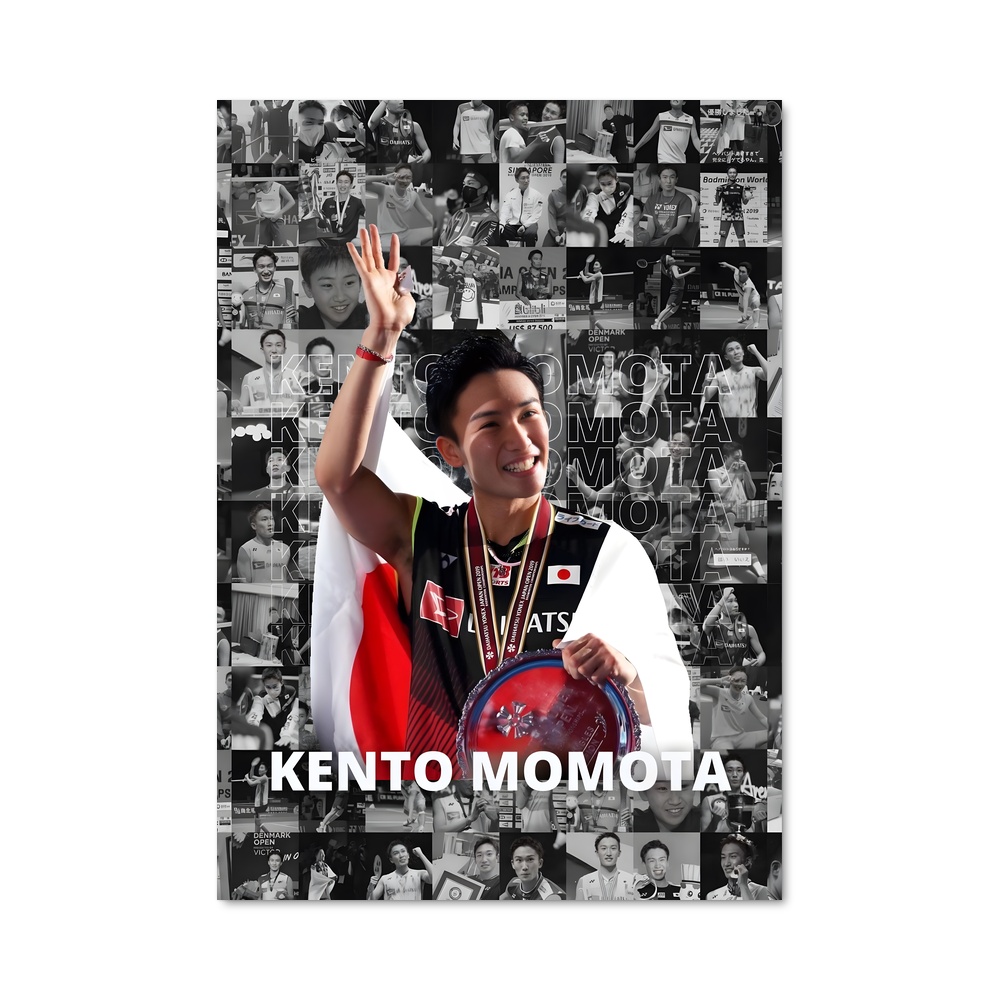 Poster Kento momota badminton